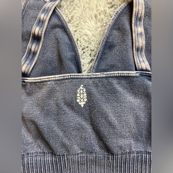 FP Movement Free People Navy Good Karma Crop Tank Top - Picture 4 of 8